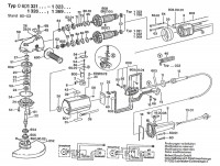 Bosch 0 601 321 002  Angle Grinder 115 V / Eu Spare Parts
